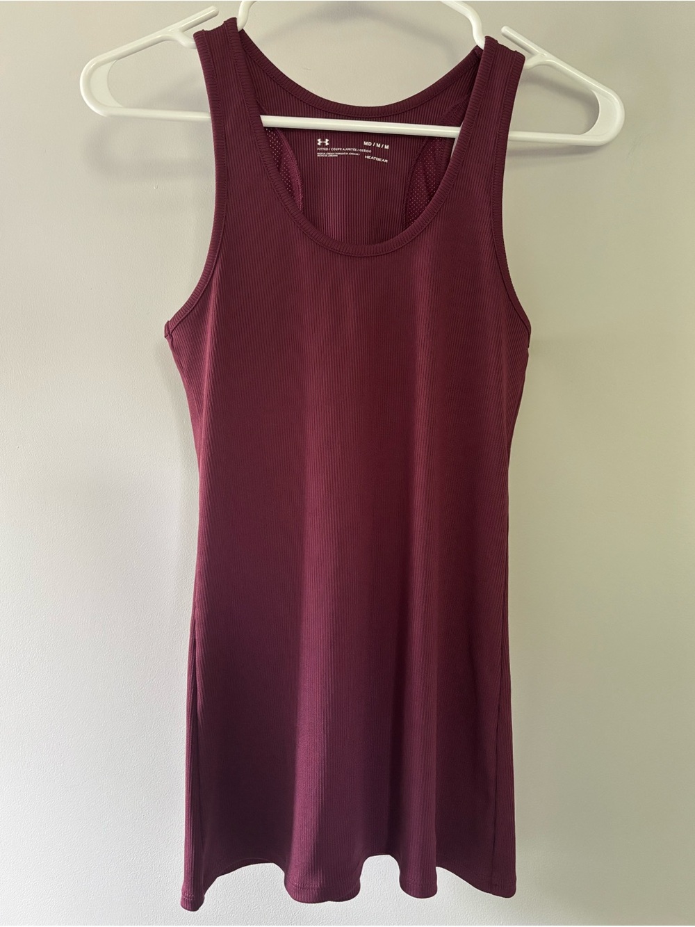Under Armour Women's Burgundy Ribbed Tank